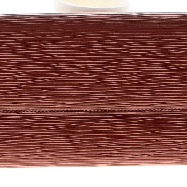 Louis Vuitton Epi Porte Tresor International Wallet Brown Leather