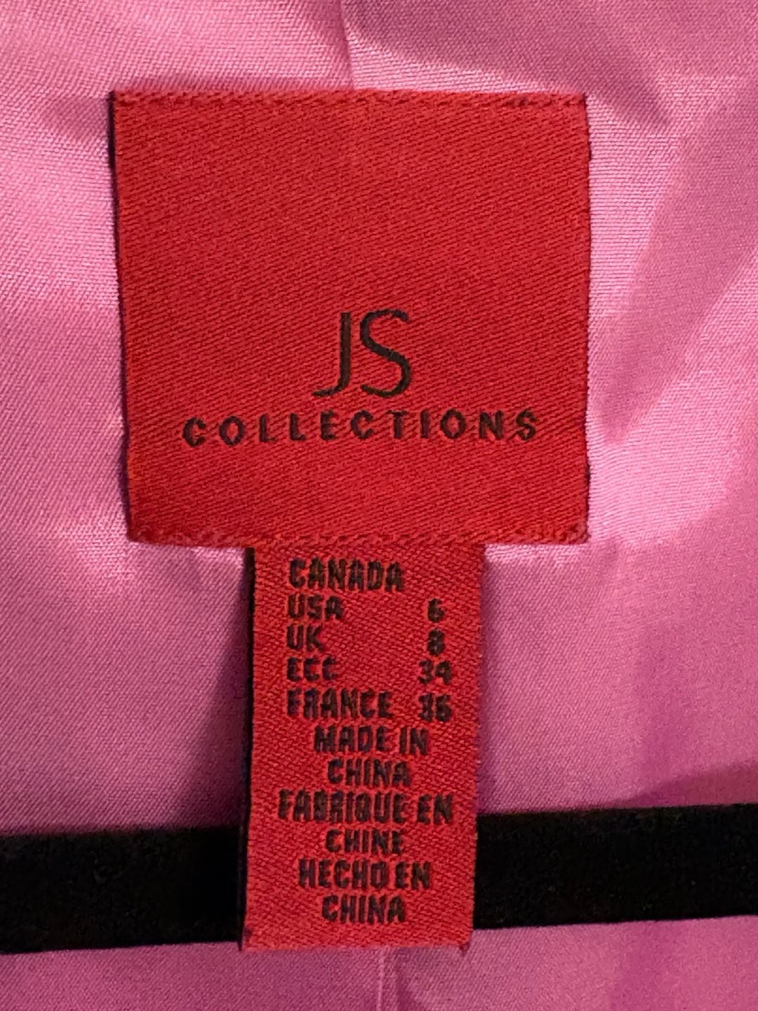 JS Collections Floral Silk Jacket Size 6 6