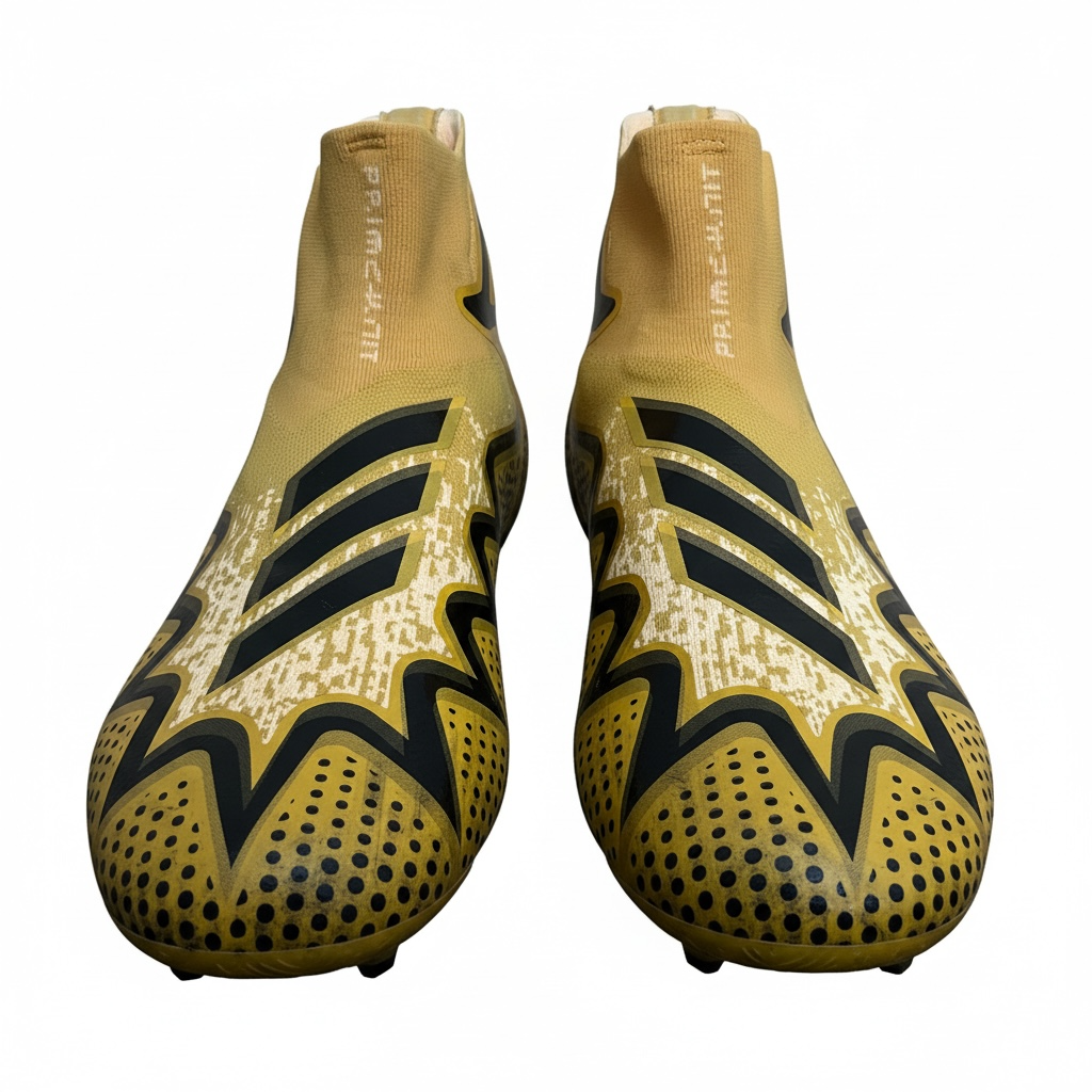 Adidas Freak Ultra 22 Primeknit Size 11 Gold Black Football Cleats 3