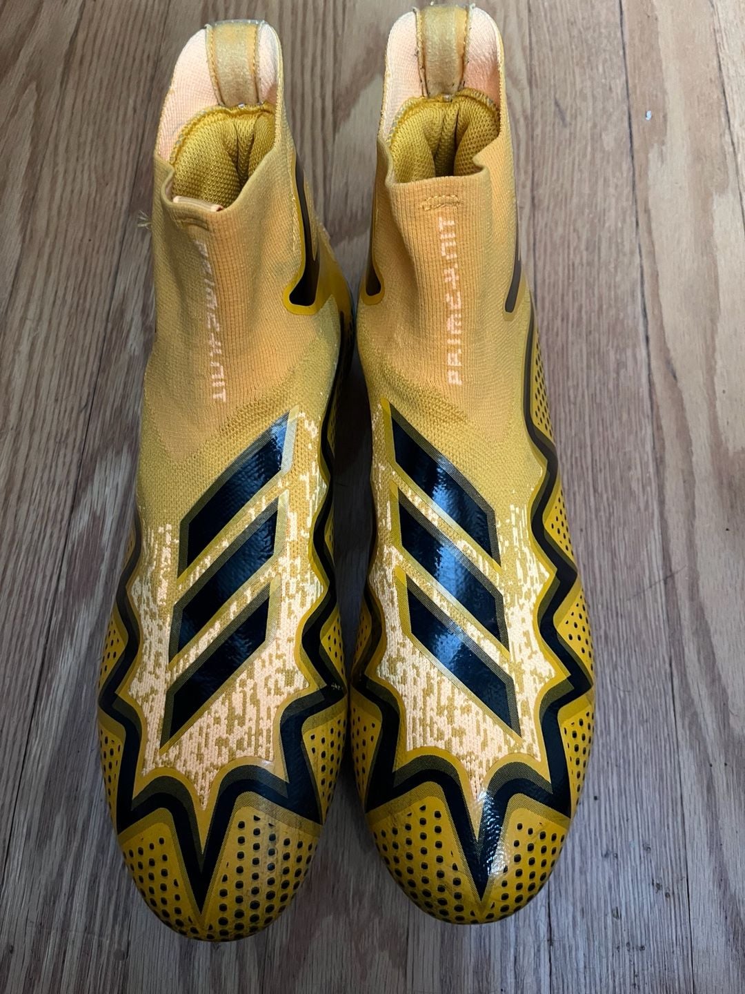 Adidas Freak Ultra 22 Primeknit Size 11 Gold Black Football Cleats 8