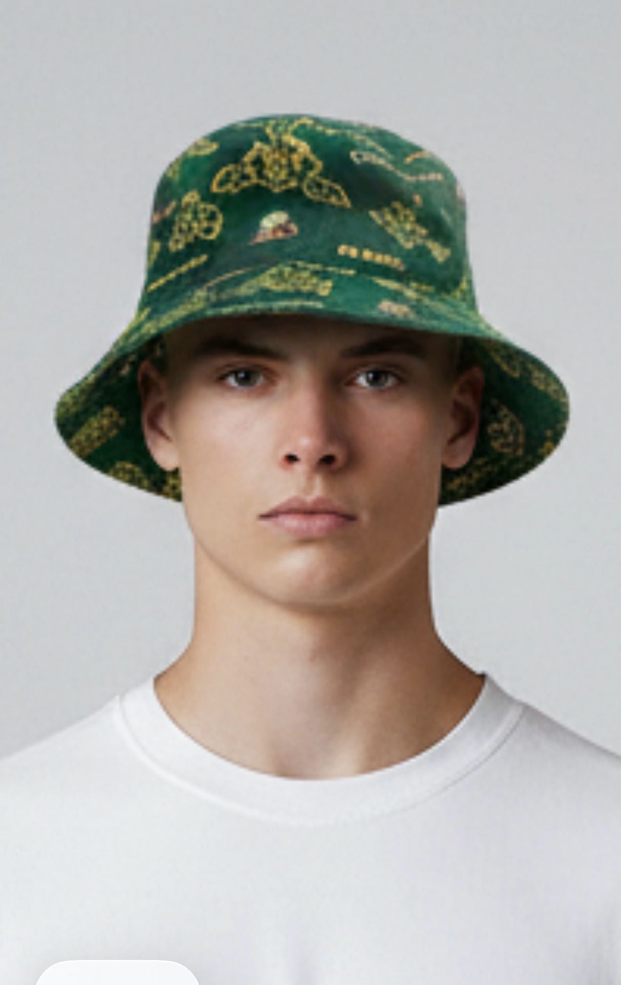 Reyn Spooner Oregon Ducks Bucket Hat Size S/M Green Floral Print NWT 2