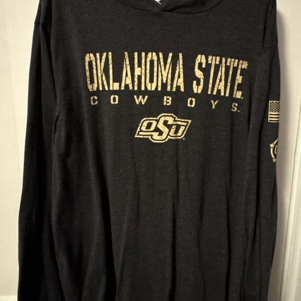 Oklahoma State Cowboys OHT Military Appreciation Long Sleeve Hoodie T-Shirt