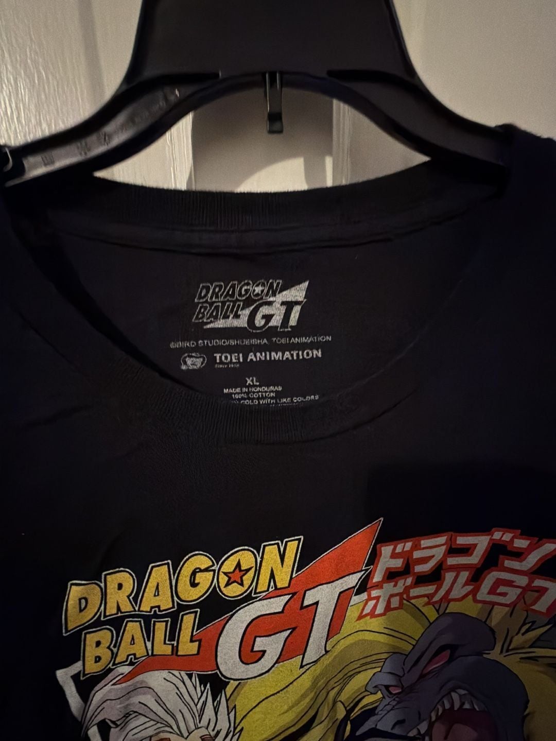 Dragon Ball GT Graphic T-Shirt Size XL Black Anime Tee 3