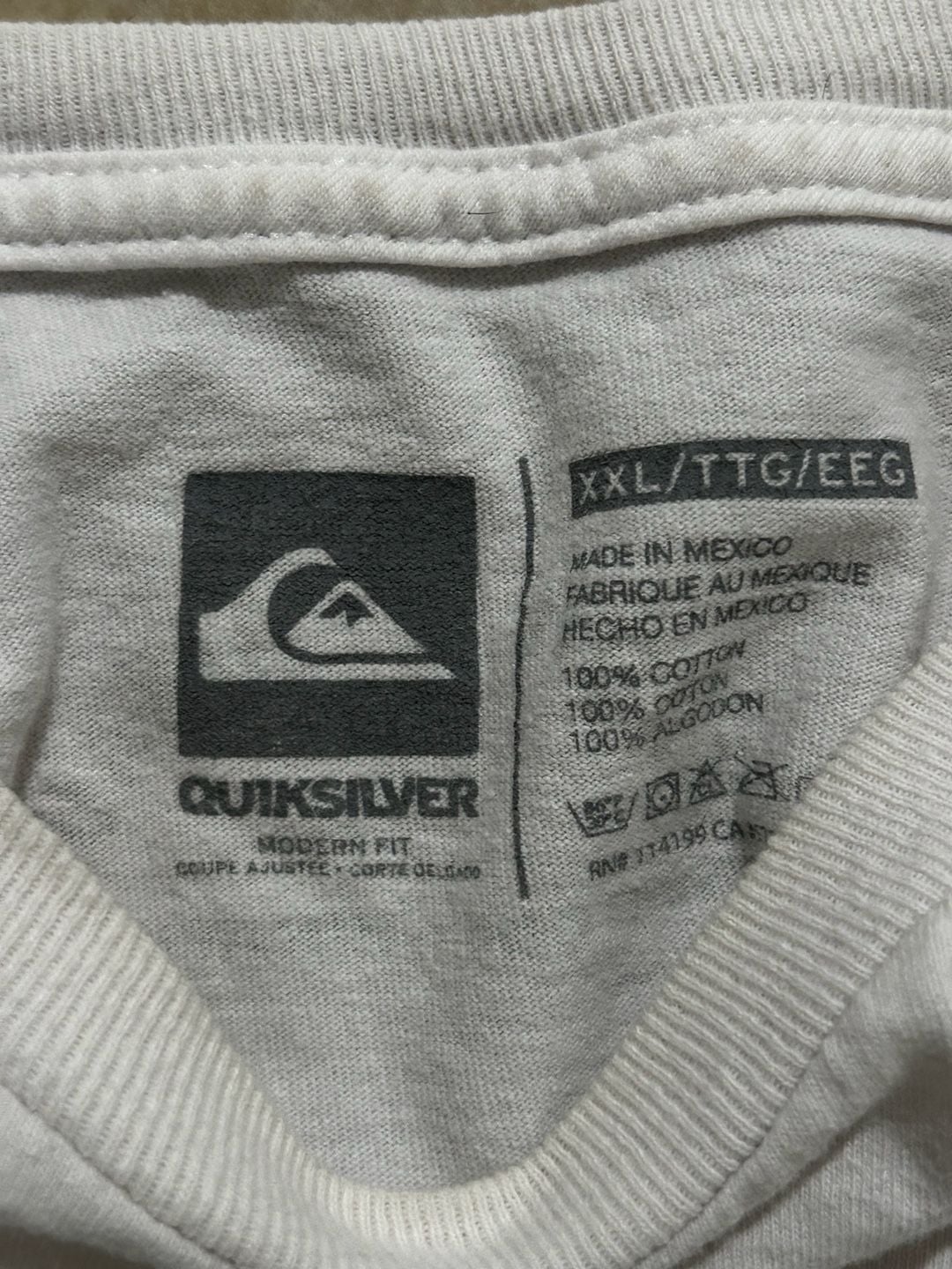 Quiksilver Eddie Aikau T-Shirt Size XXL White Waimea Bay Hawaii Graphic Tee 3