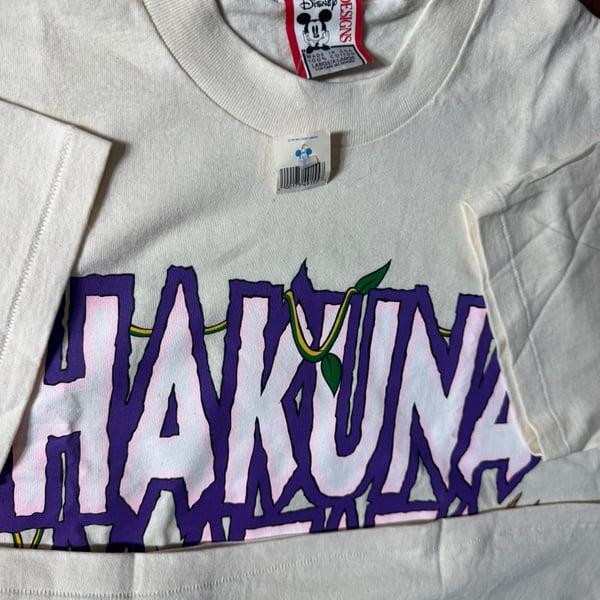 NWT Disney Vintage 90s Disney The Lion King Hakuna Matata Single Stitch