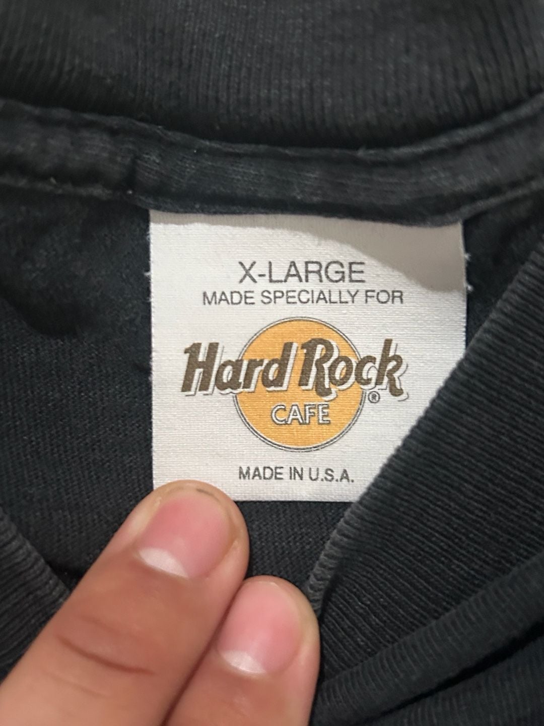 Hard Rock Cafe T-Shirt X-Large Black Orlando Graphic Vintage Tee 3