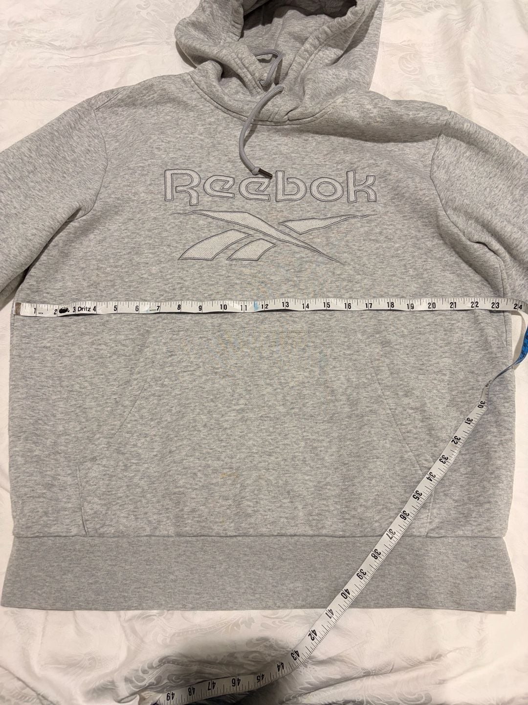 Reebok Cotton Fleece Hooded Sweatshirt, 4