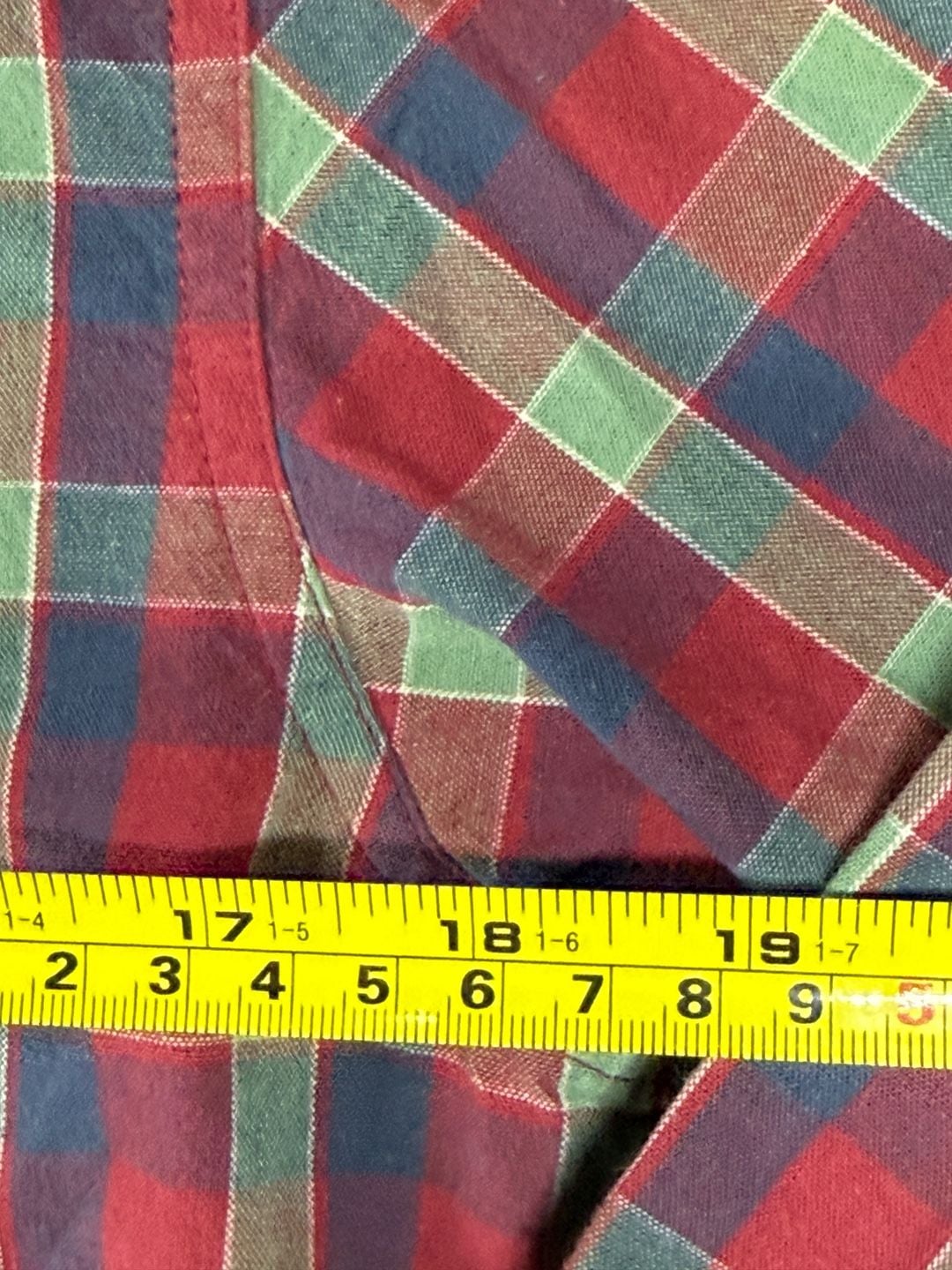 J.Crew Plaid Button-Down Shirt Size S Red Green Blue Long Sleeve 4