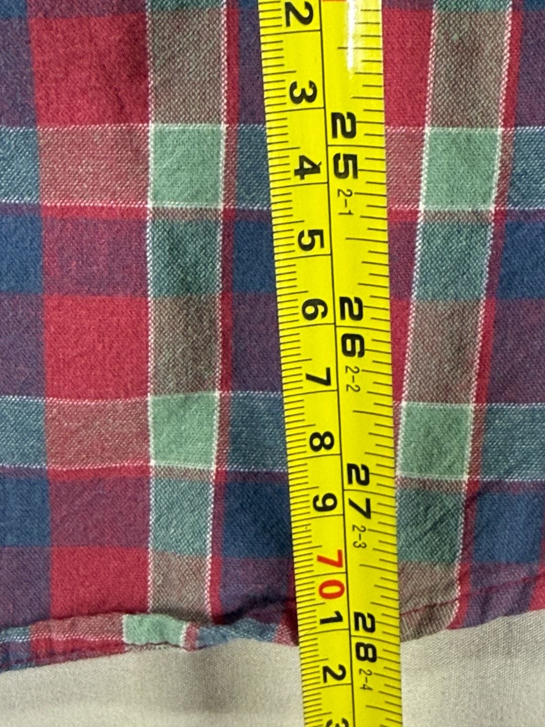 J.Crew Plaid Button-Down Shirt Size S Red Green Blue Long Sleeve 5