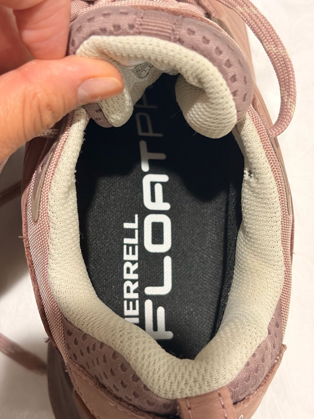 Merrell Moab Speed 2 Leather Waterproof Adobe Rose Hiking Shoes 8