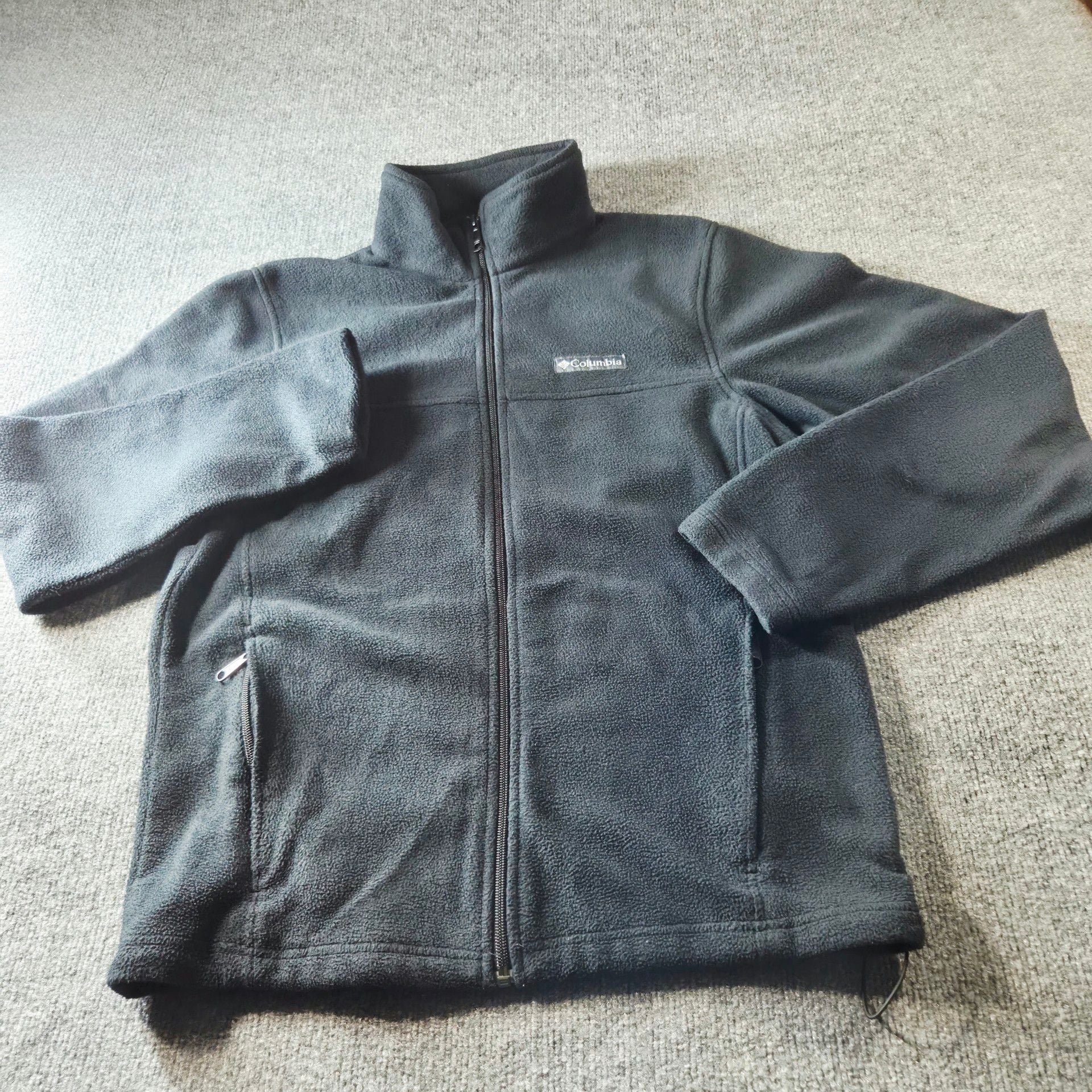 Columbia Steens Mountain 2.0 Fleece Jacket Size M Black Full Zip 2