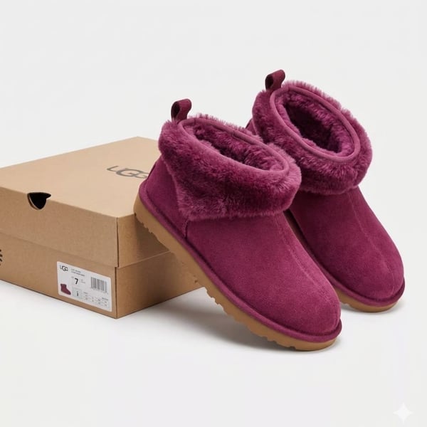UGG Women's Classic Ultra Mini SnugScape Boots in Bougainvillea NIB size 7