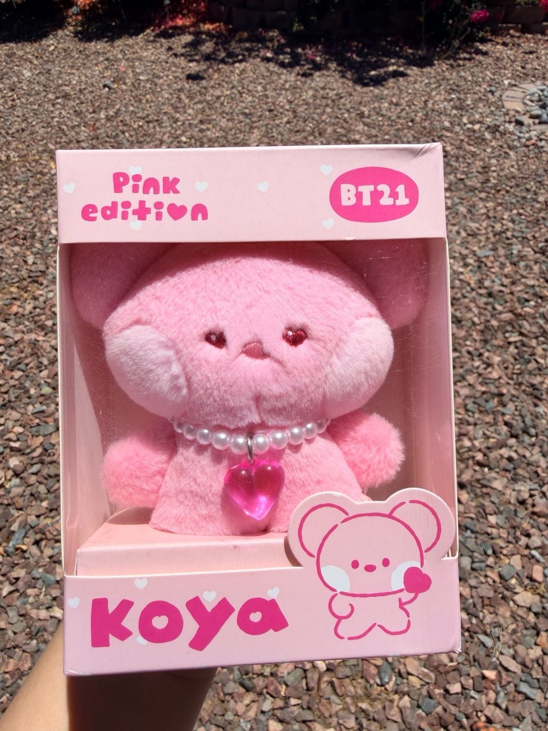 BT21 Koya Pink Edition Love Letter Plush Doll 1