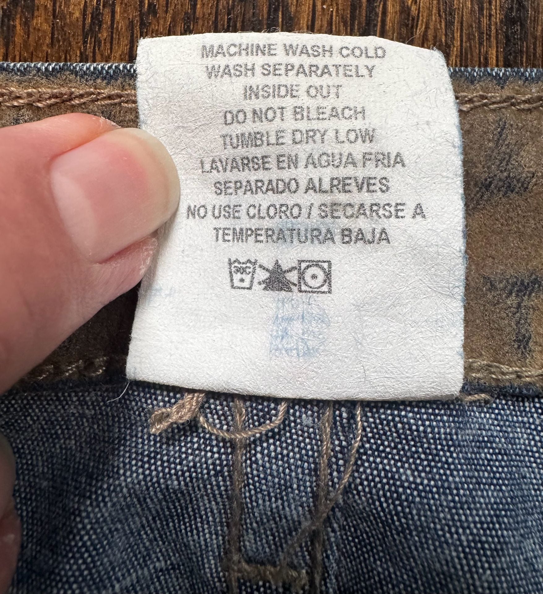 VINTAGE ‘00s Y2K-Era Boom Boom Jeanswear Tan Brown Velour-Like Flare Pants 9/10 11