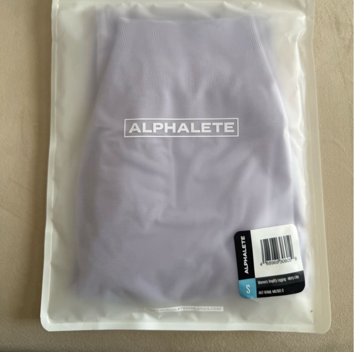 Alphalete Amplify Legging Misty Lilac Size S 5