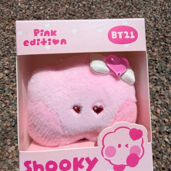 BT21 Shooky Love Poem Pink Edition Plush BTS yoongi Suga