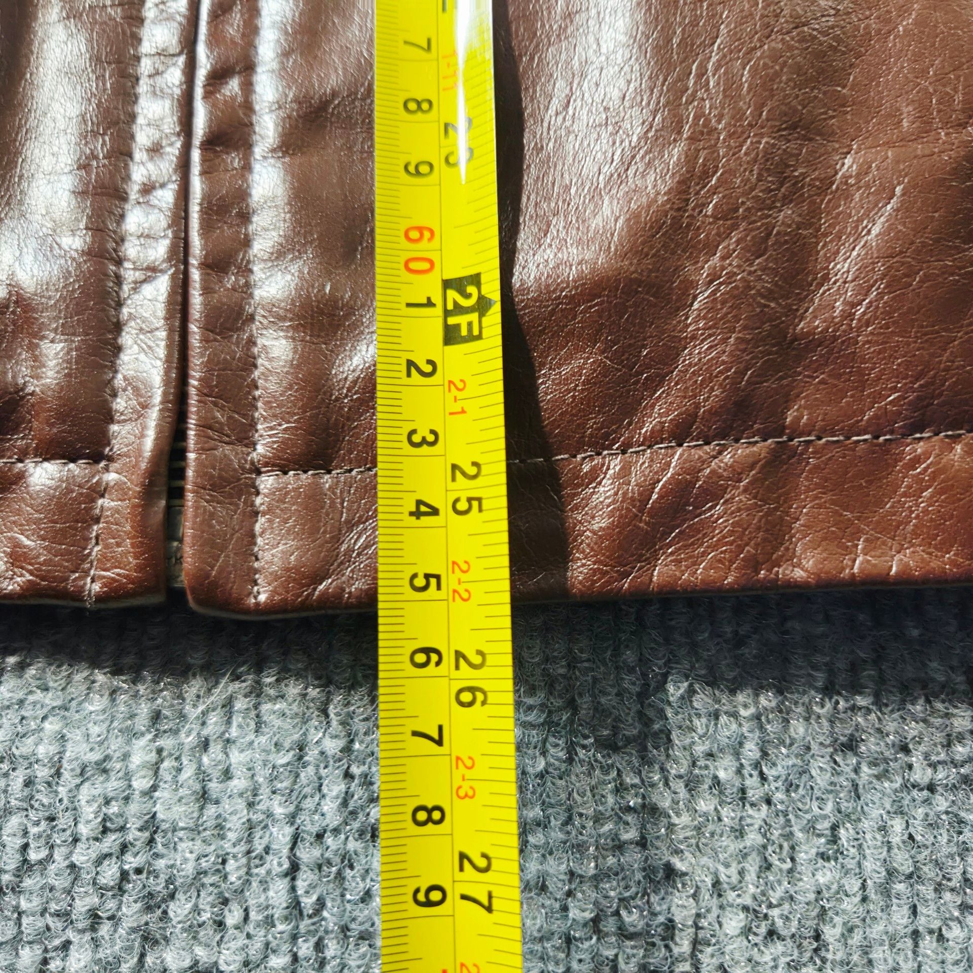 Wilsons Leather M. Julian Leather Jacket Size 2X Brown Full Zip 7