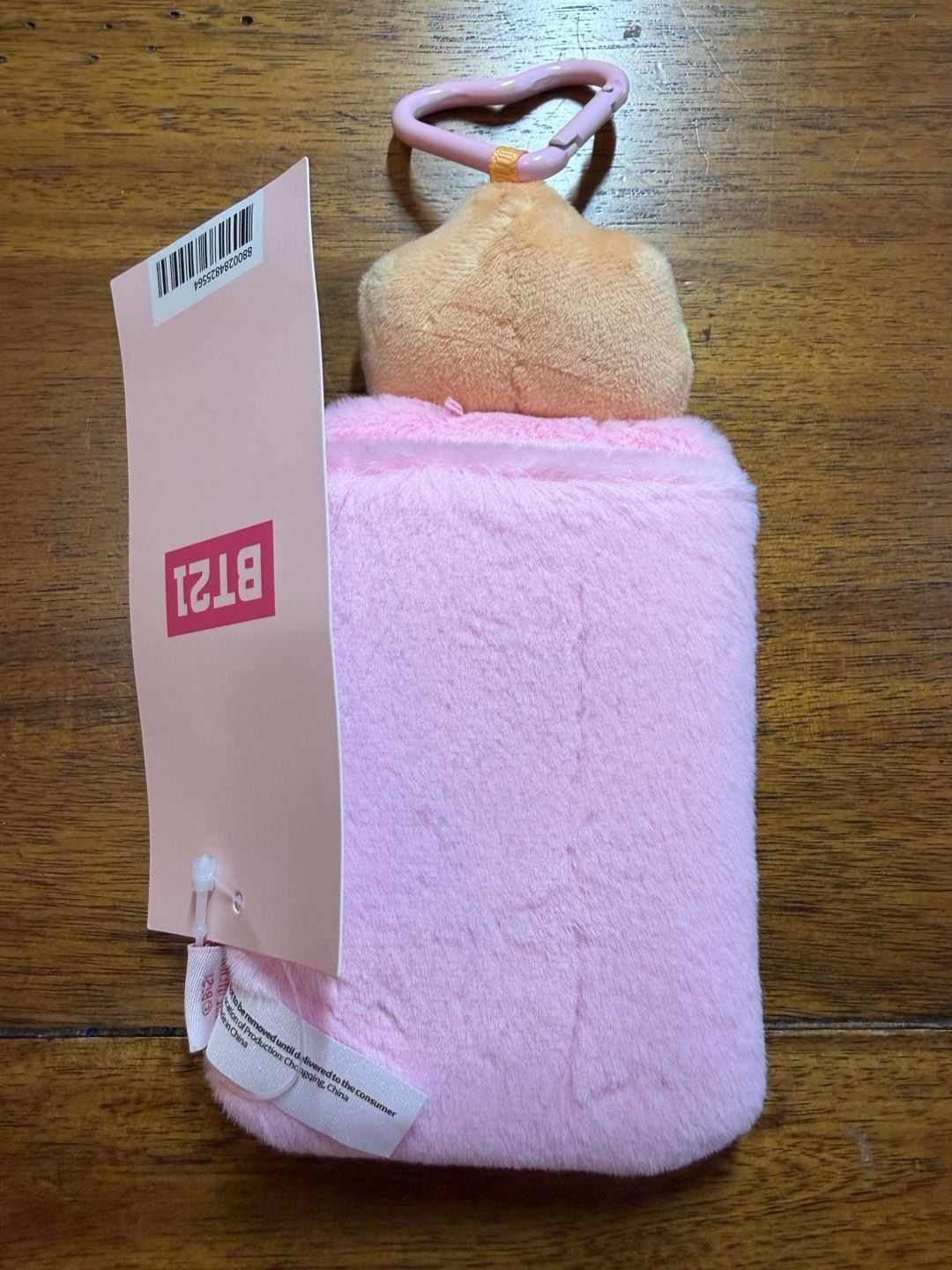 BT21 Shooky Minini Plush Photocard Holder Keychain BTS yoongi suga 3