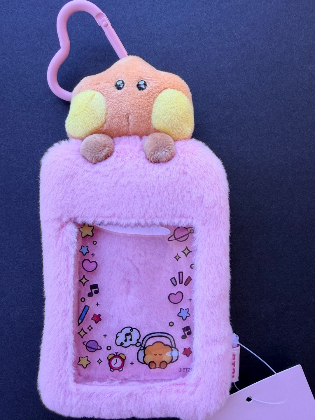 BT21 Shooky Minini Plush Photocard Holder Keychain BTS yoongi suga 1