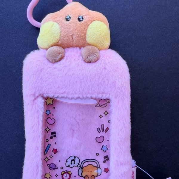 BT21 Shooky Minini Plush Photocard Holder Keychain BTS yoongi suga