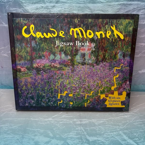 The Five Mile Press Claude Monet Jigsaw Book Hardcover Art Puzzle