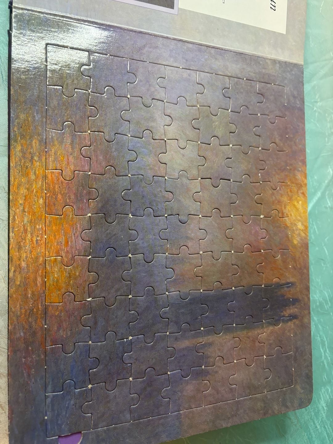 The Five Mile Press Claude Monet Jigsaw Book Hardcover Art Puzzle 8