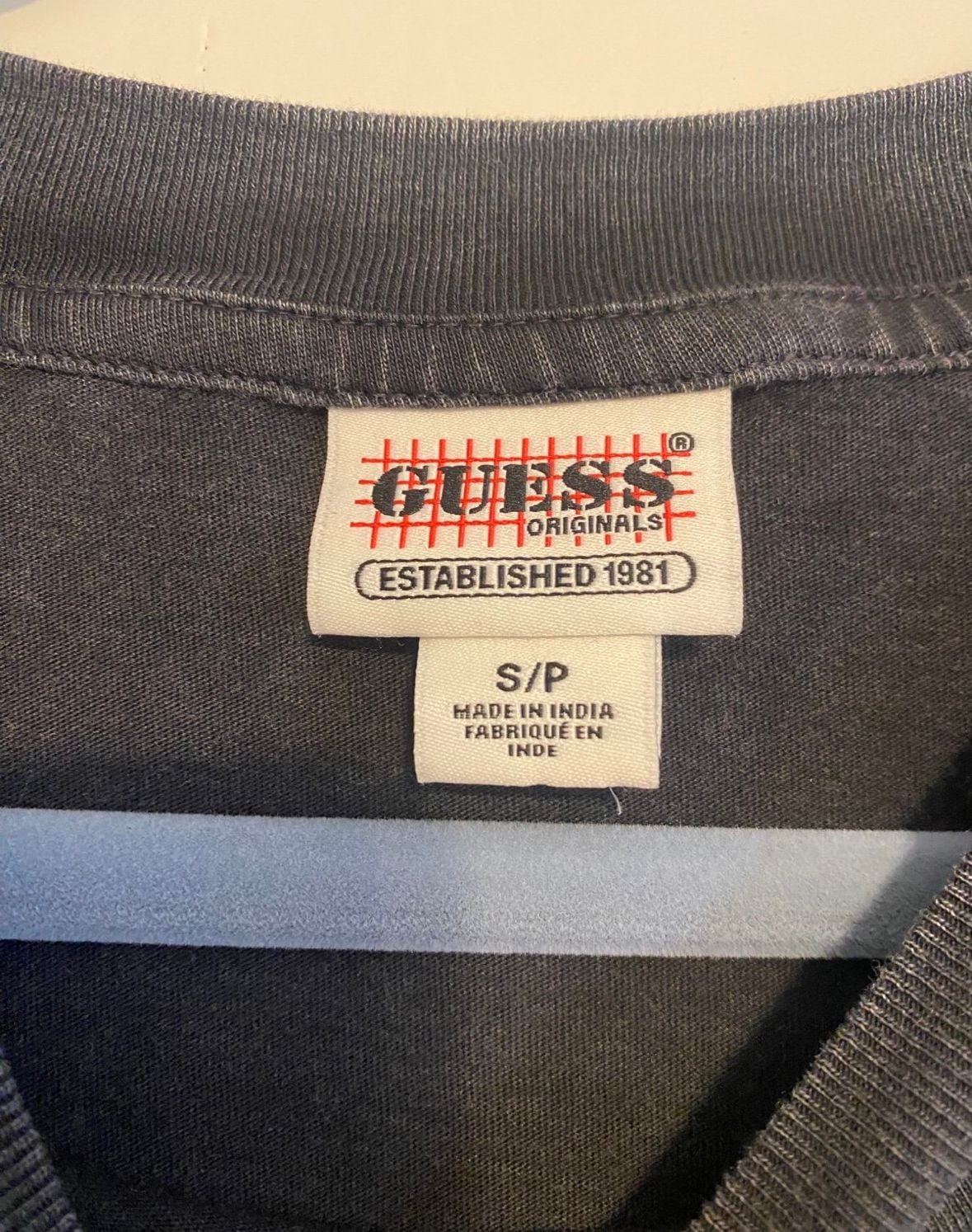 Guess Originals Classic American Tradition Graphic T-Shirt Size S/P Black Cotton 4