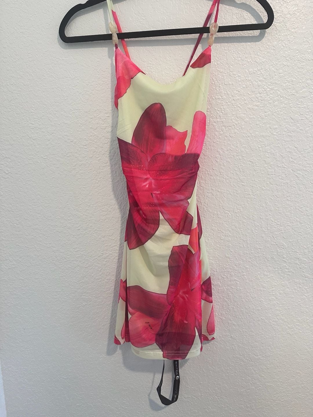White Fox Boutique From Day To Night Mini Dress Lemon Lily XS 2