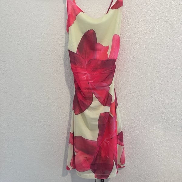 White Fox Boutique From Day To Night Mini Dress Lemon Lily XS