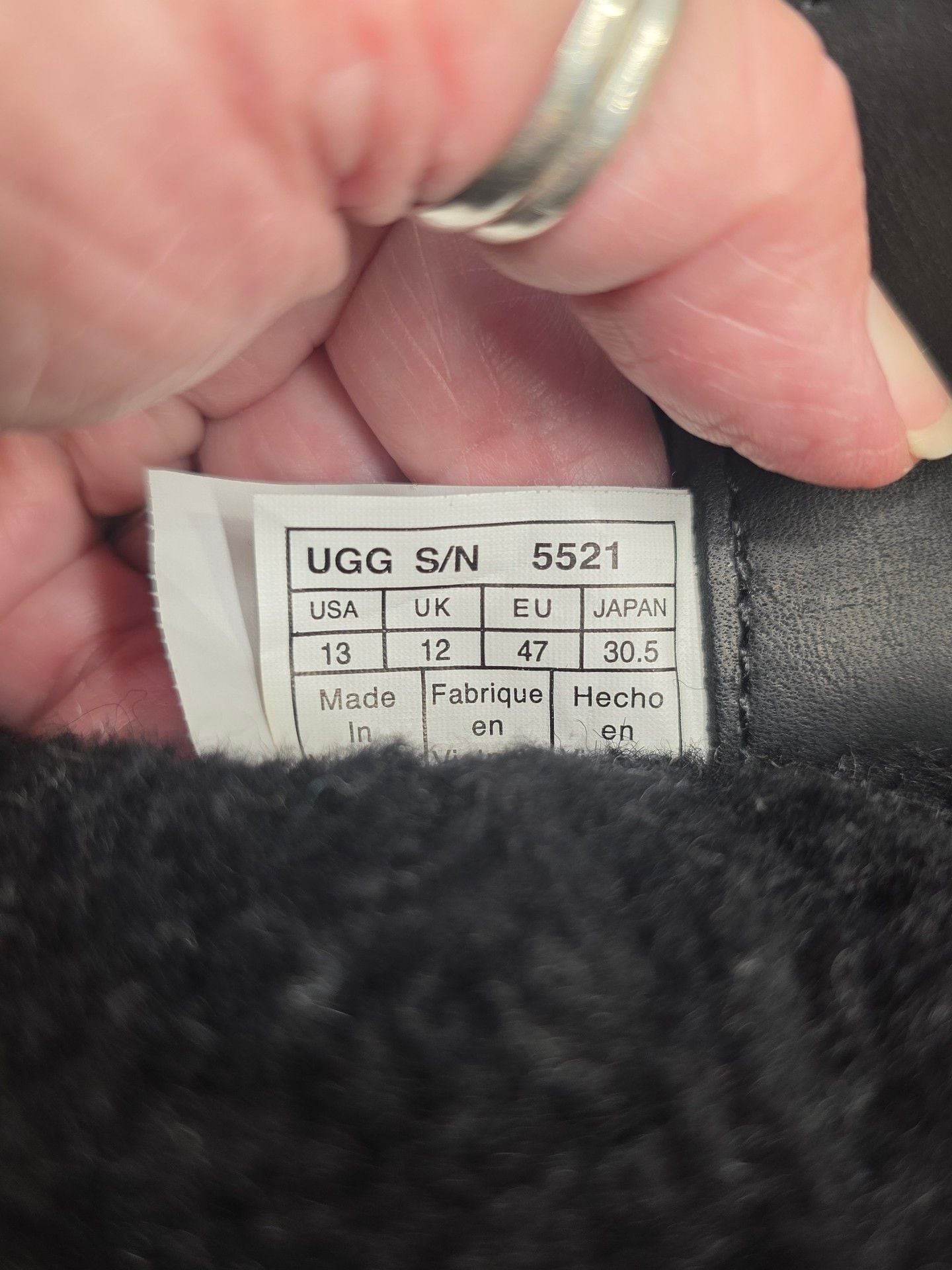 Ugg Butte Winter Boots Black Leather 4