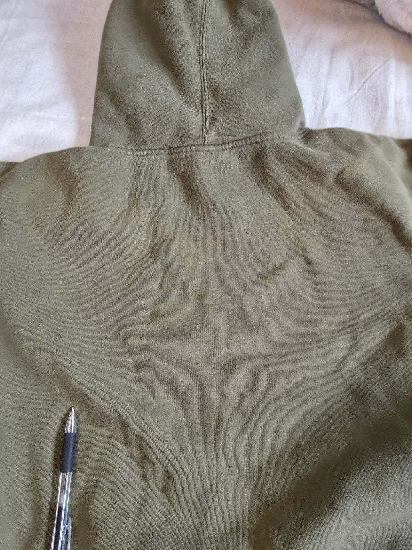 Swamis Graphic Hoodie Olive Green Pullover 14