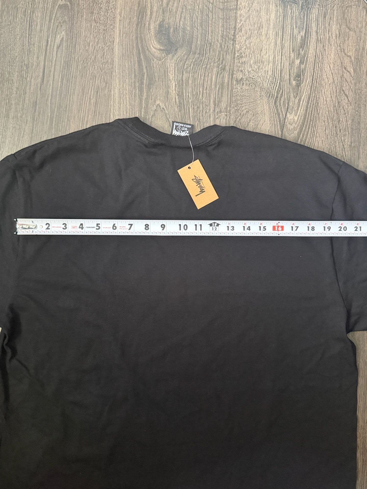 Stüssy Blaze Tee Size L Black Graphic T-Shirt 10