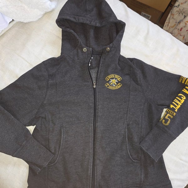 Wichita State Shockers Full Zip Hoodie Gray women's