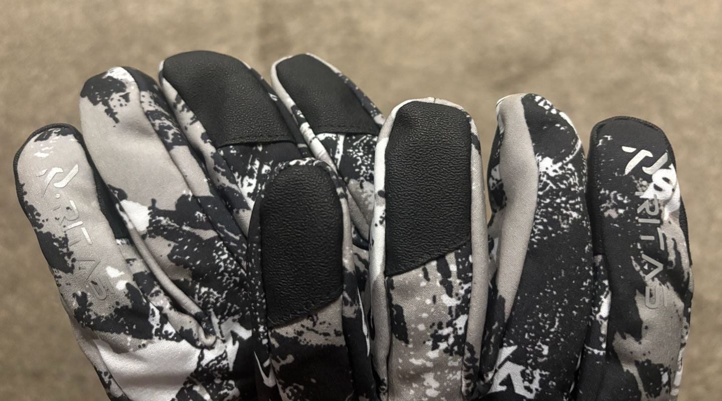 Ski Gloves Black White Camo Waterproof Winter Thermal 8