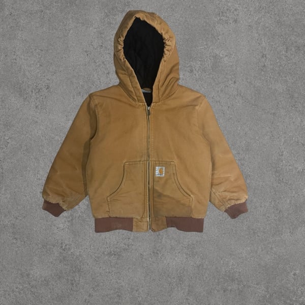 Youth Carhartt Quilted Hooded Jacket 