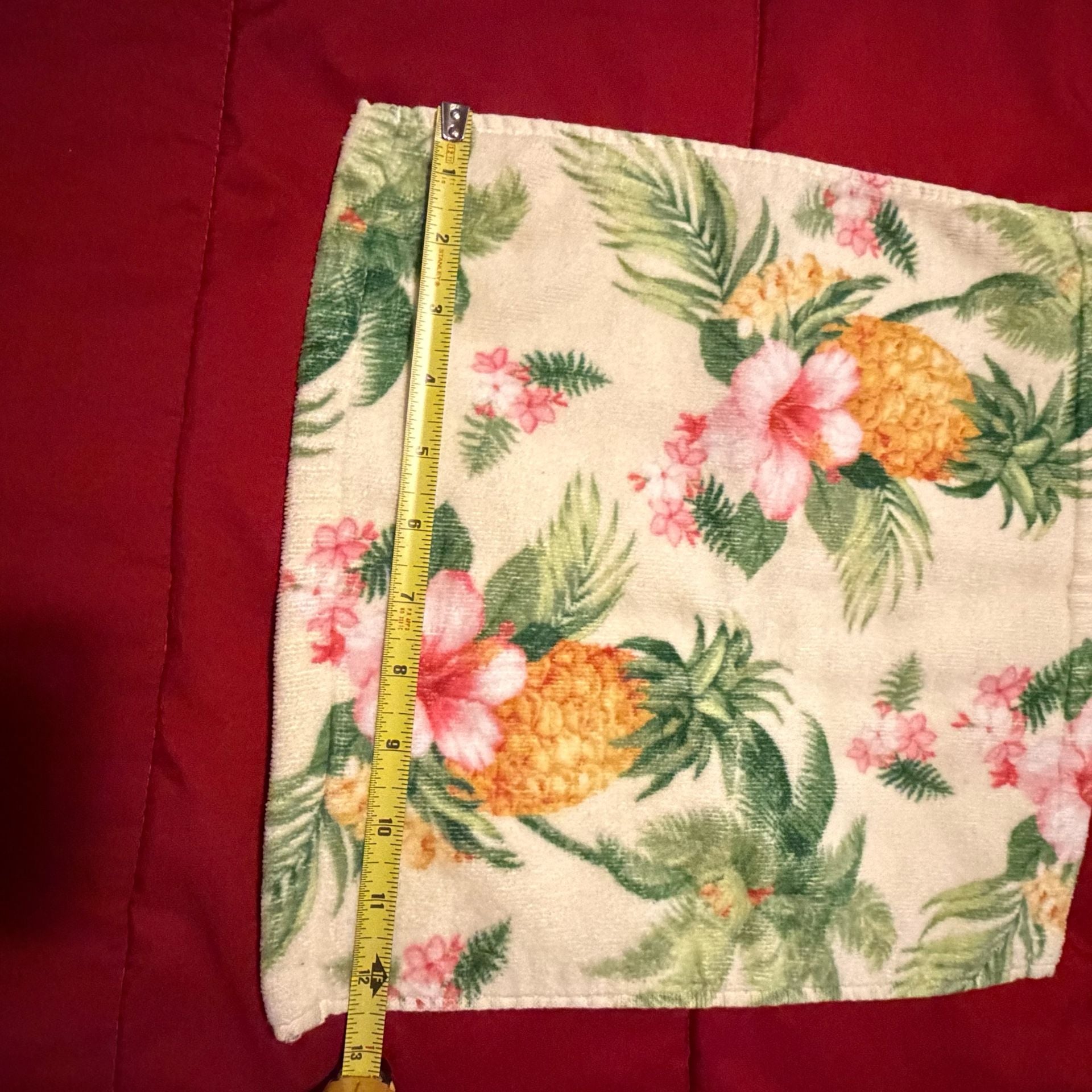 Tommy Bahama Bath Hand Washcloth Set Summer Vacation Pineapple Multi 6