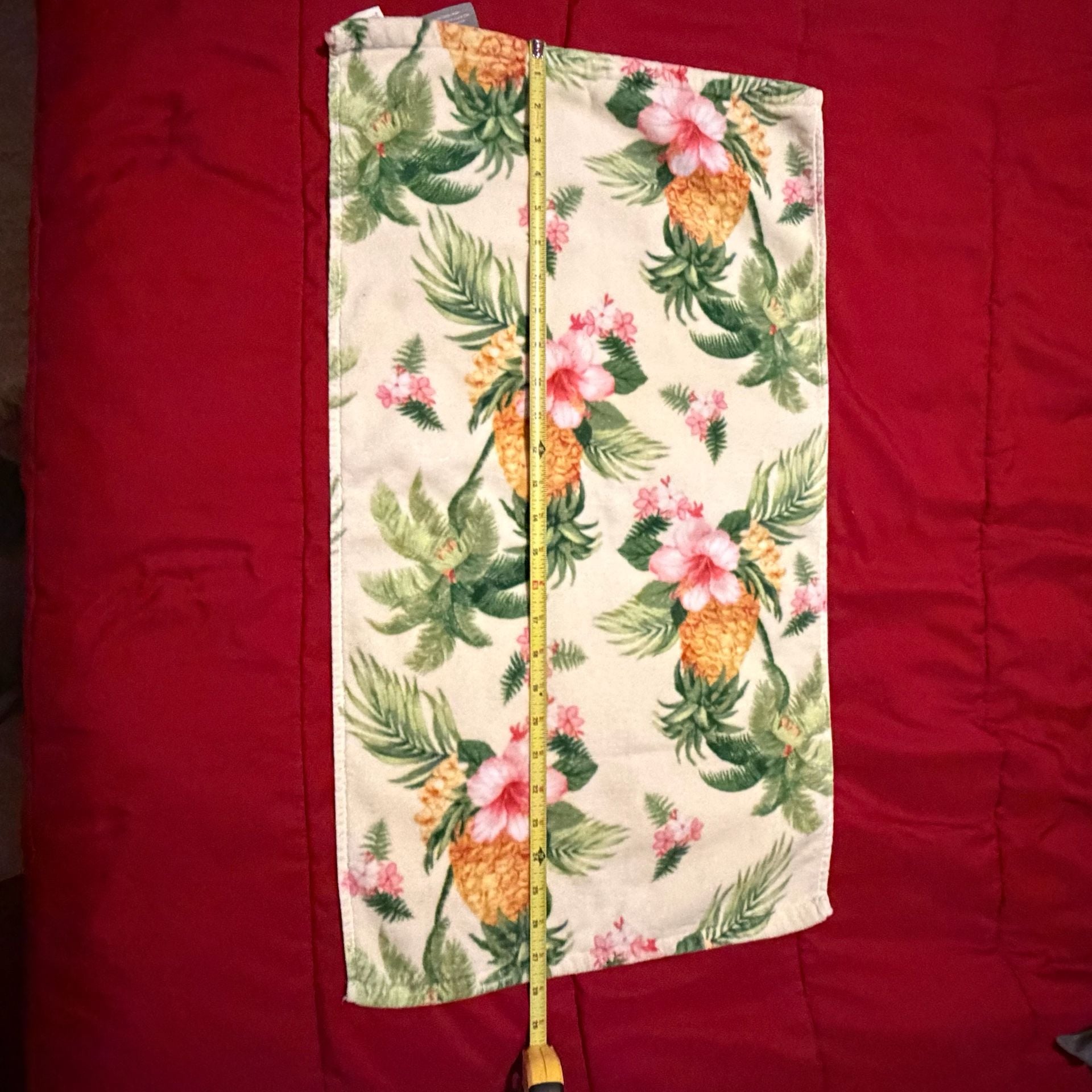 Tommy Bahama Bath Hand Washcloth Set Summer Vacation Pineapple Multi 9