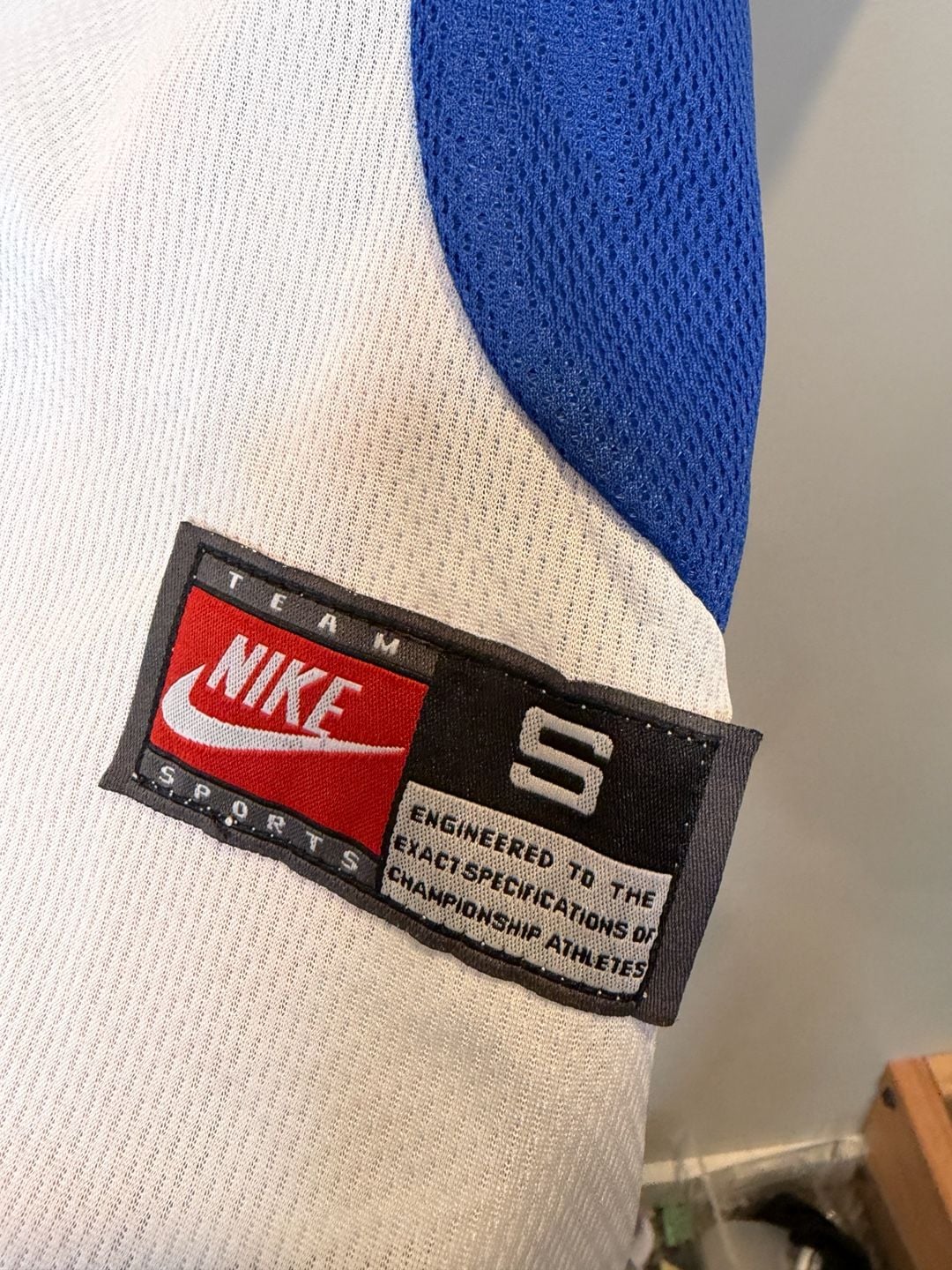 Nike Brasil Soccer Jersey Size S White Blue 5