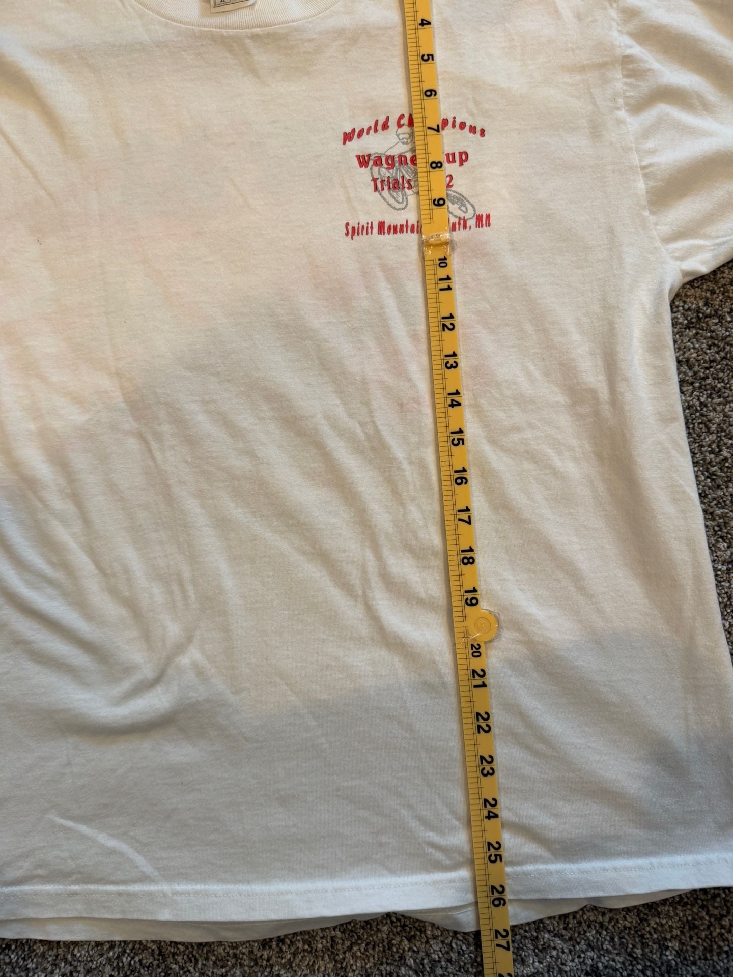 Fruit Of The Loom Wagner Cup 2002 T-Shirt Size XL 8