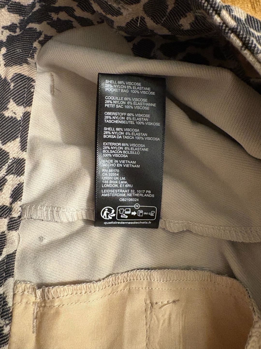 Free People Leopard Print Slim Pants Size 6 9