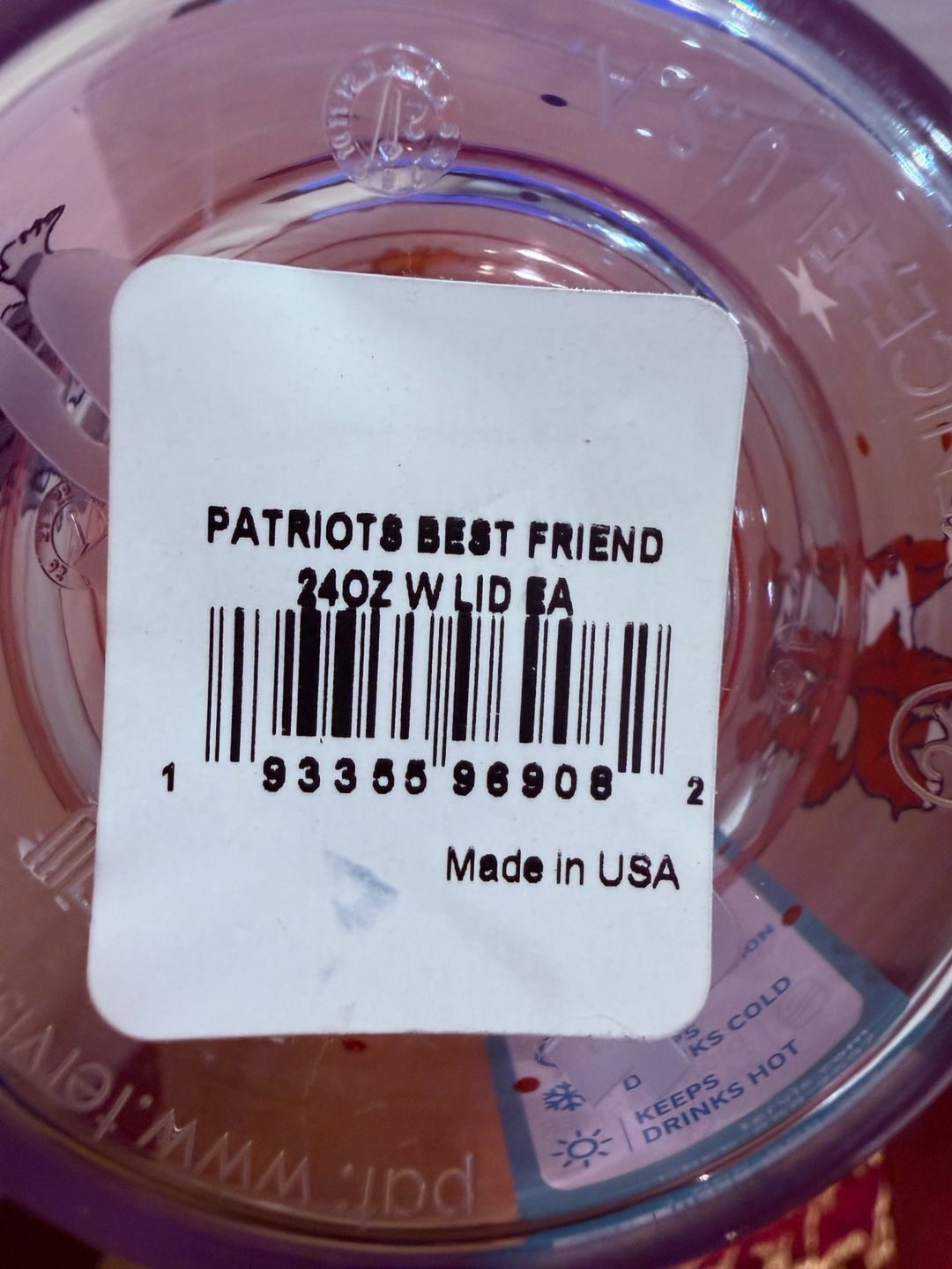 Tervis Tumbler 24oz Dogs Sunglasses Red Lid 7
