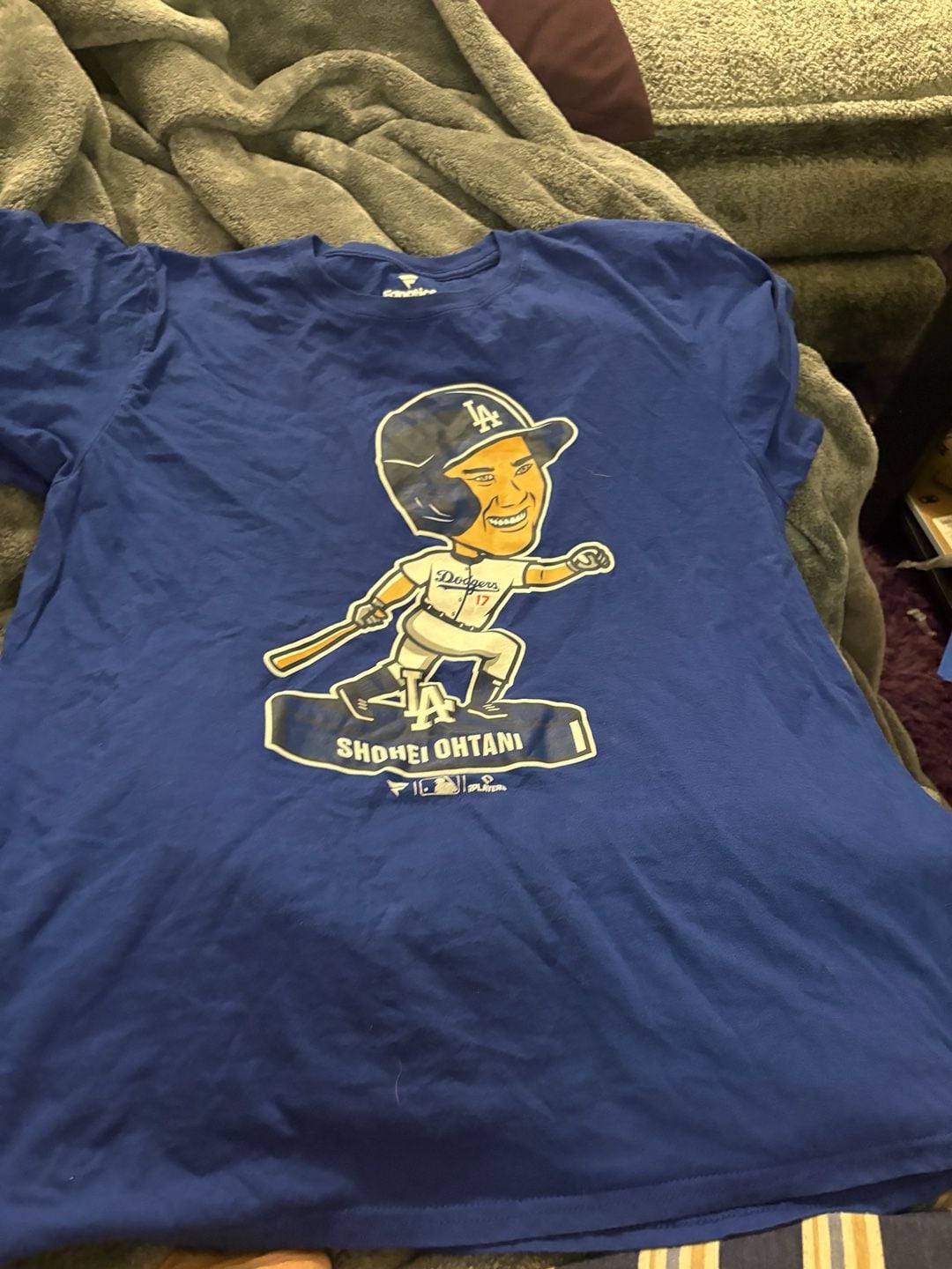 Fanatics Shohei Ohtani Los Angeles Dodgers Bobble Head T-Shirt Size Large 2
