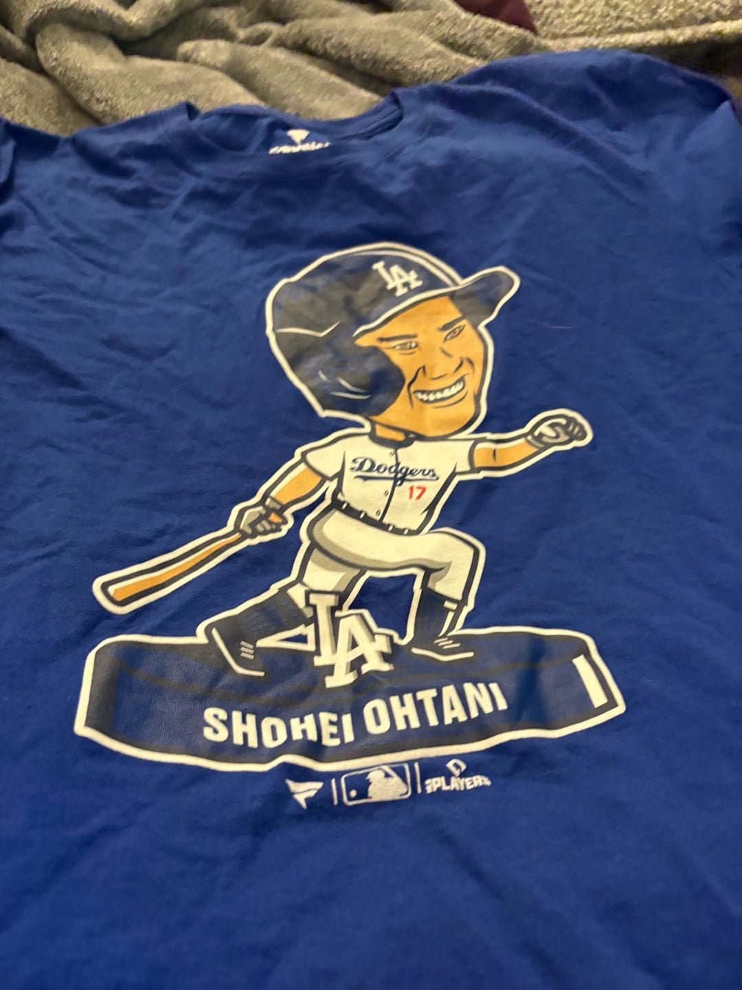 Fanatics Shohei Ohtani Los Angeles Dodgers Bobble Head T-Shirt Size Large 4