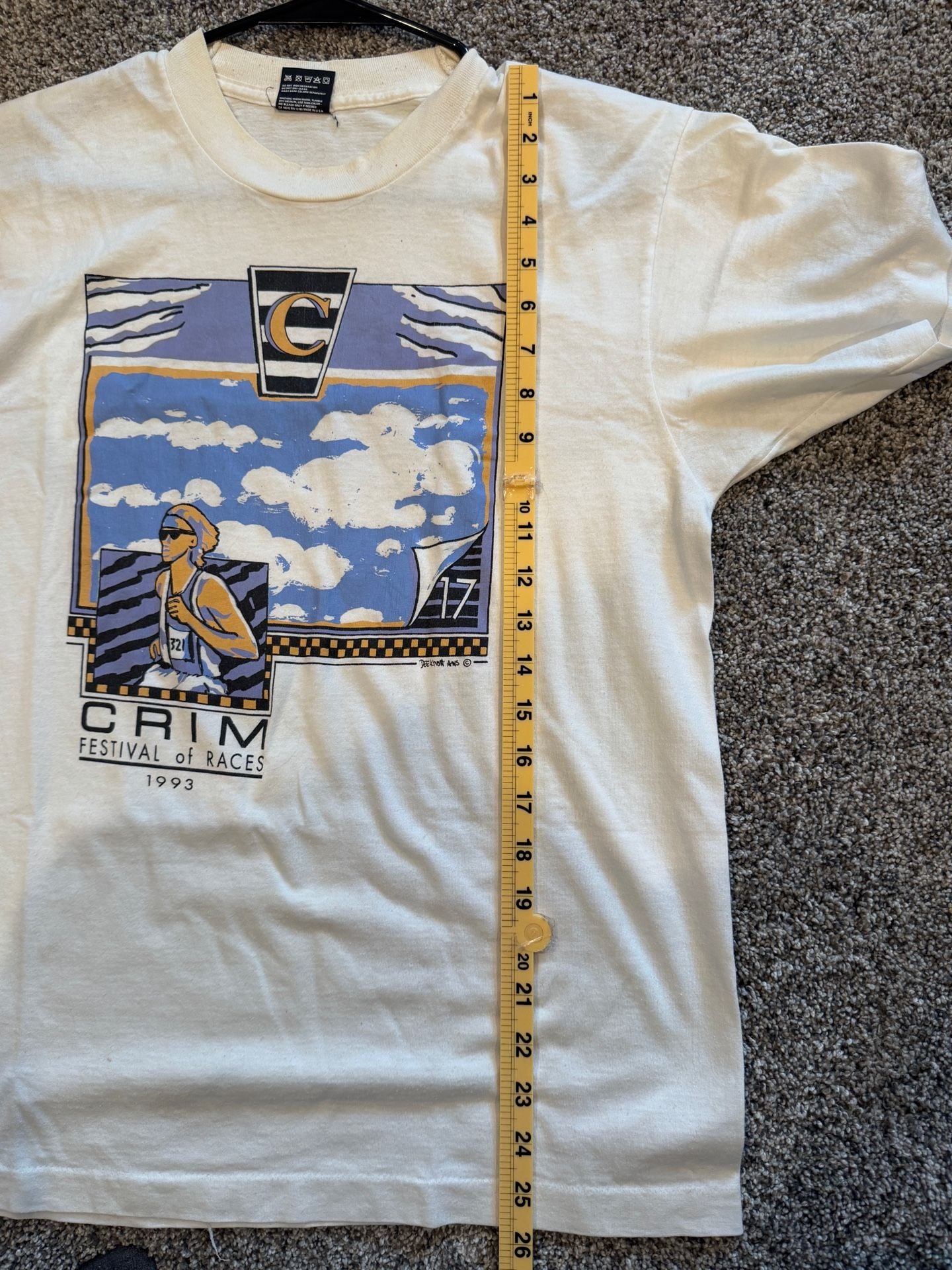 Fruit Of The Loom Crim Festival Of Races 1993 T-Shirt 8