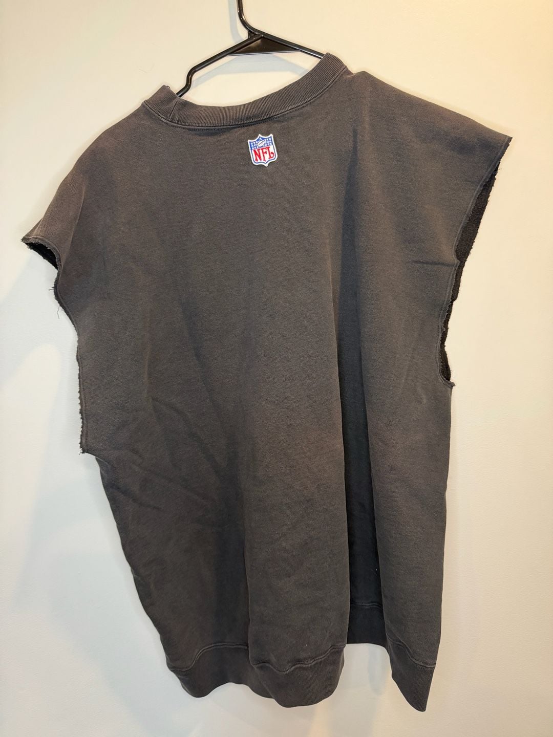 Reebok Pittsburgh Steelers Cutoff Sweatshirt Size 2XL 3