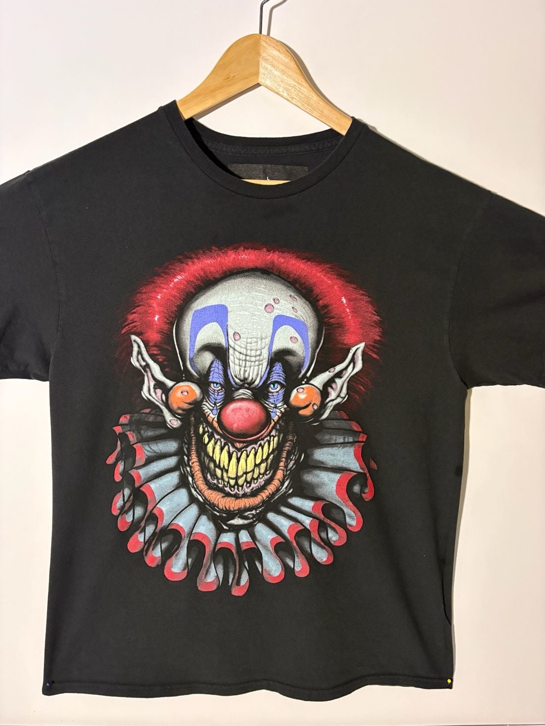 Way To Celebrate Evil Clown Graphic T-Shirt Size L Black 2
