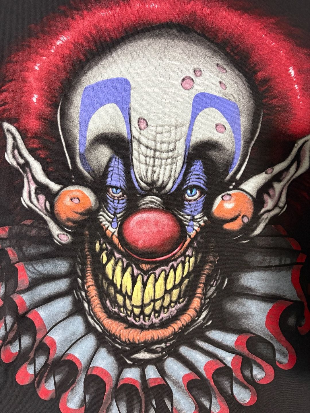 Way To Celebrate Evil Clown Graphic T-Shirt Size L Black 3
