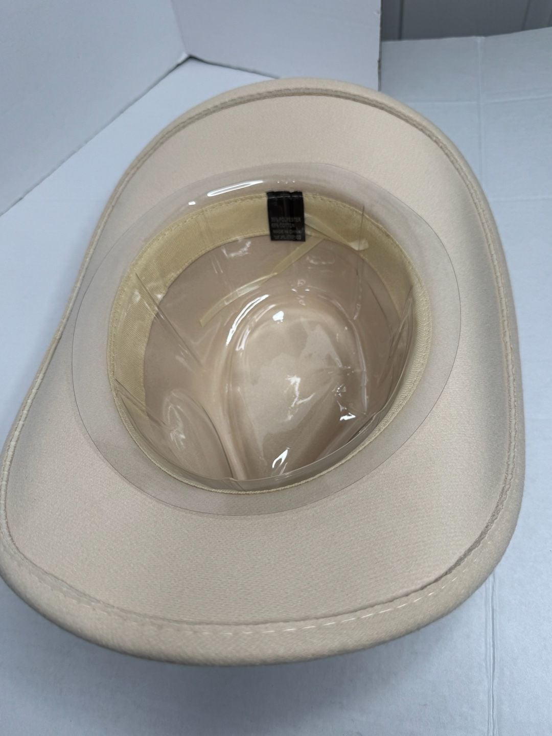 Souwgt Cowboy Hat Beige Felt Western Style 7