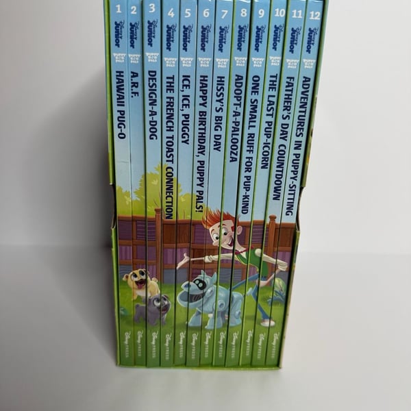 Disney Puppy Dog Pals Storybook Library 12 Books Box Set