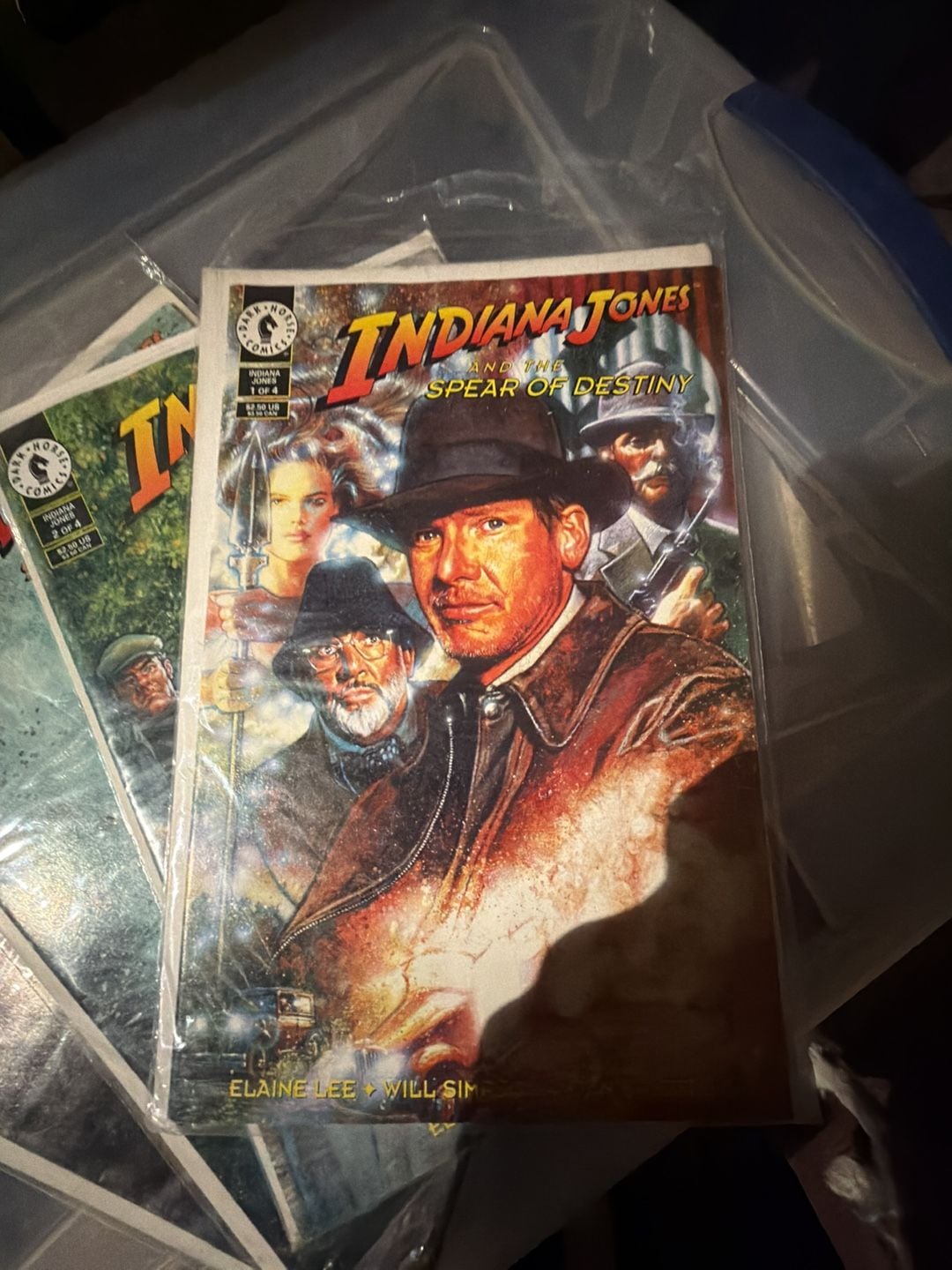 Dark Horse Comics Indiana Jones And The Spear Of Destiny Complete Set 1-4 2